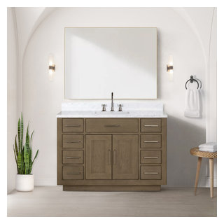 Lexora Abbey Bath Vanity - Transitional - Bathroom Vanities And Sink ...