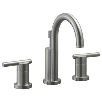 Design House 525733 Double Handle Widespread Bathroom Faucet - Satin Nickel
