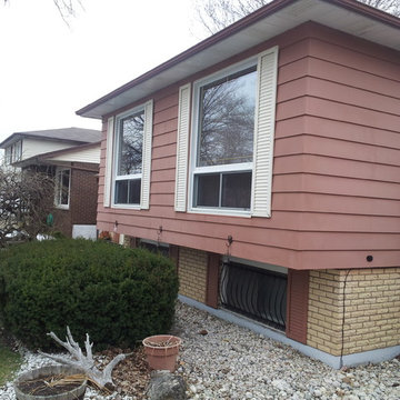 Exterior repaint airless spray