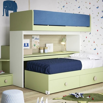 Nidi Childrens Bedroom Composition Space No 09 inc Pull-Out Bed