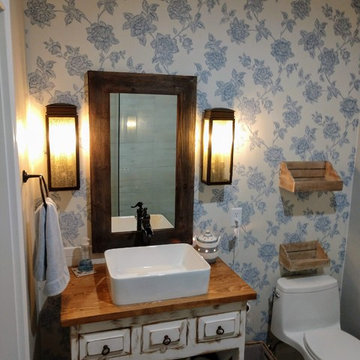 After- Powder bathroom expansion