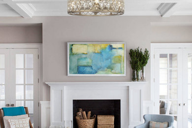 Inspiration for a living room remodel in New York