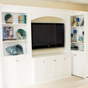 Entertainment Center, White