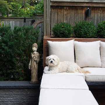 North York Custom Ipe Deck with Fire Table