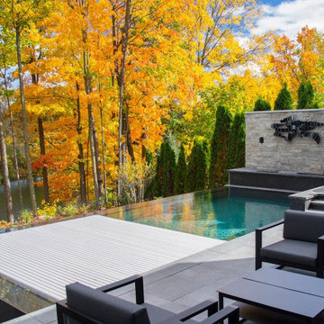 Automatic swimming pool covers installed in Canada