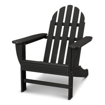 Polywood Classic Adirondack Chair, Black