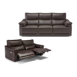 Brama C070 Recliner Sofa Set by Natuzzi Editions - Sofas