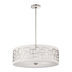 George Kovacs Alecia&rsquo;s Necklace Nickel 6-Light Pendant - Pendant Lighting