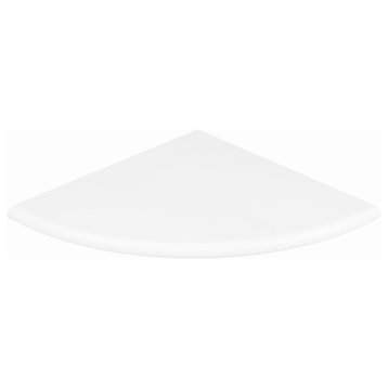 Thassos White Marble Custom Shower Corner Shelves - Polished