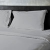4-Piece, 1,800 Thread Count, Bamboo Feel, Soft Bed Sheets, Silver, Full
