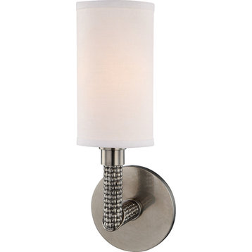 Dubois Wall Sconce, Historic Nickel