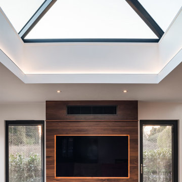 Scandinavian barn-style extension