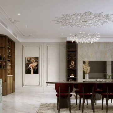 LUXURY APARTMENT INTERIOR DESIGN IN THE PALM JUMEIRAH, DUBAI