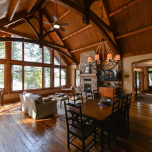 Timberframe great room