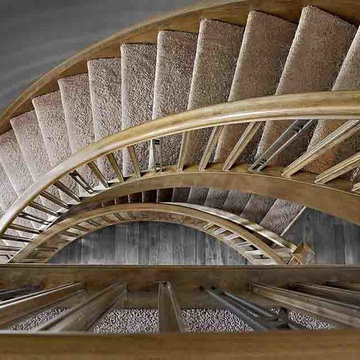 Curved Stair for Kimberley Homes