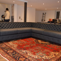 Sectional Sofa Tufted Back - Products