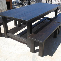 Reclaimed wood table - Dining Tables