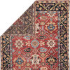 Jaipur Living Aika Hand-Knotted Medallion Red/Multicolor Rug, 8'6"x11'6"