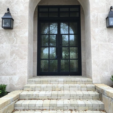 Thin Stile and Rail Iron Door