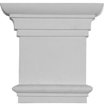 Traditional Capital (Fits Pilasters up to 5 3/8"Wx3/4"D), 8 1/4"Wx7 7/8"H