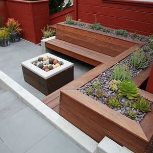 Idée de décoration pour un jardin vintage.