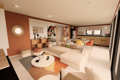 Créer une ambiance arty et chaleureuse dans une superbe maison contemporaine