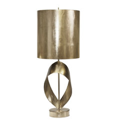 Worlds Away - Worlds Away Jenning Brutalist Ribbon Table Lamp - Table Lamps