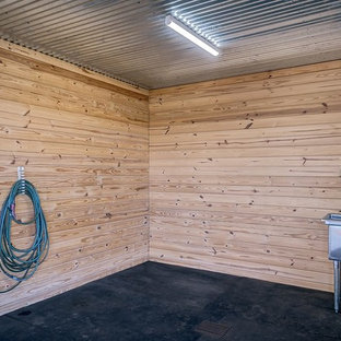 Inspiration for a large country detached barn in Dallas.