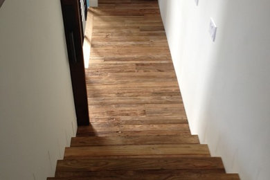 Inspiration for a transitional staircase remodel in San Diego