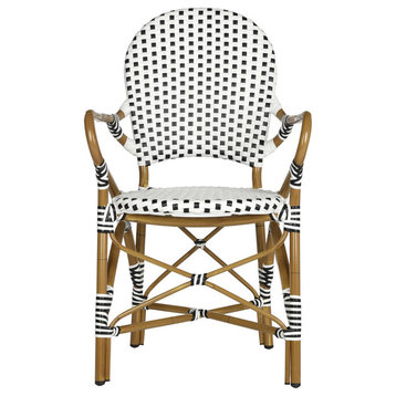 Safavieh Hooper Arm Chairs, Set of 2, Black