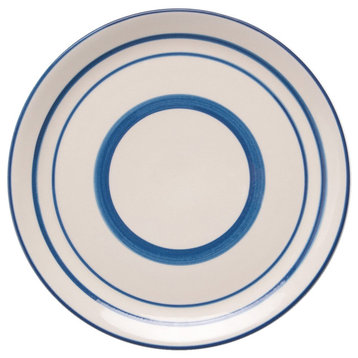 Hyannis Blue Striped Dinner Plates, Set of 4