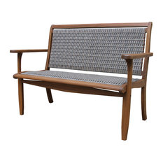 50 Most Popular Wicker Rattan Outdoor Benches For 2021 Houzz