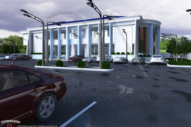 Example of a minimalist home design design in Other