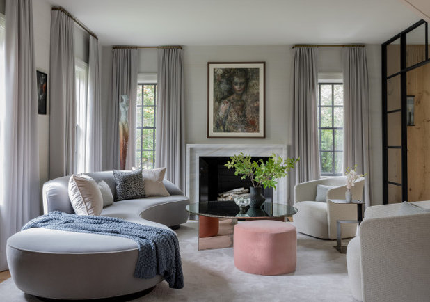 Contemporary Living Room by Elms Interior Design