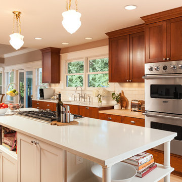 Garden Home Craftsman Kitchen