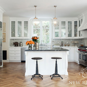 Custom Kitchen with Castilla Stone Mosaic