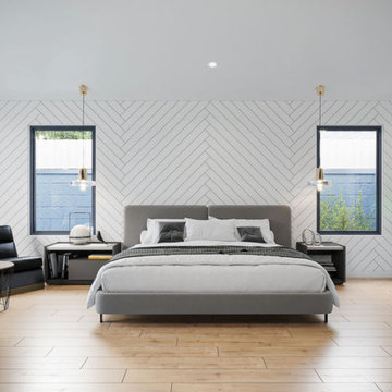 Modern Master Bedroom Remodel in Beverly Hills