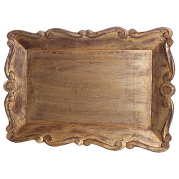 Provence Scalloped Rectangle Serving Tray