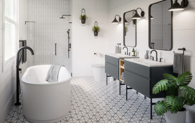 See the Latest Trends in Bathroom Faucets, Showers, Tubs and More