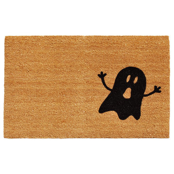 Natural/Black Ghost Doormat, 24"x36"