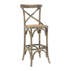 Modway - Modway Gear Bar Stool EEI-1540-GRY - Bar Stools and Counter Stools
