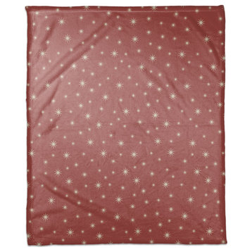 Red Twinkle 50x60 Coral Fleece Blanket