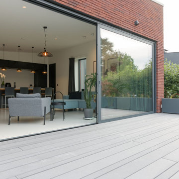 Terrasse in Waregem: eine haltbare & pflegeleichte Lösung - Terrassendielen