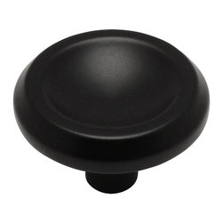 Cosmas - Cosmas 4623FB Flat Black Cabinet Knob - Cabinet And Drawer Knobs
