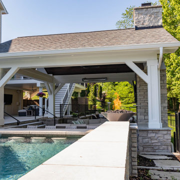 Pool House and Open Trex Deck