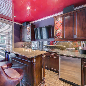 Stunning High Gloss Red Ceiling