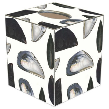 TB1845-Mussel Shells Tissue Box Cover