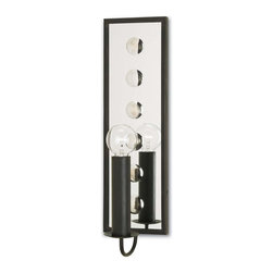 Currey & Company Joelle Wall Sconce in Old Iron - Wall Sconces