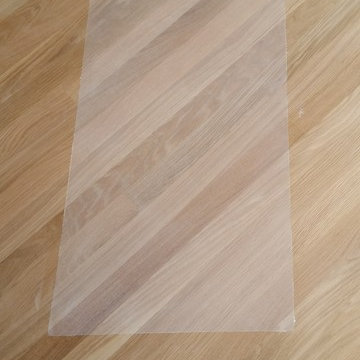White Oak Installation at 45* Angle