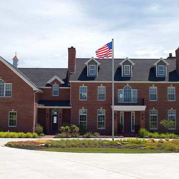 Grand Red Brick Colonial
